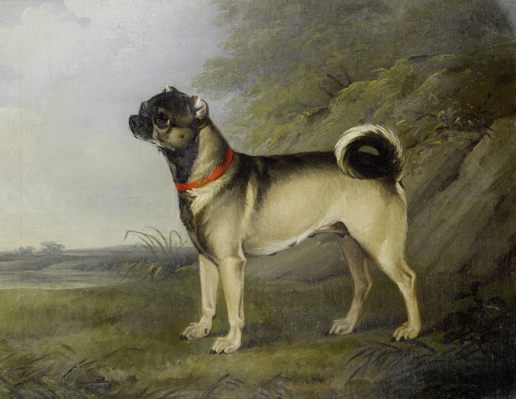 Henry Bernard Chalon - A Favourite Pug Bitch