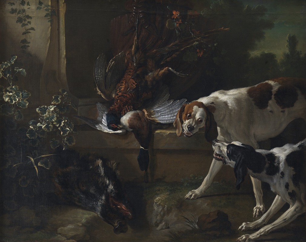 Jean-Baptiste Oudry - Hounds with Wild-Fowl and Game