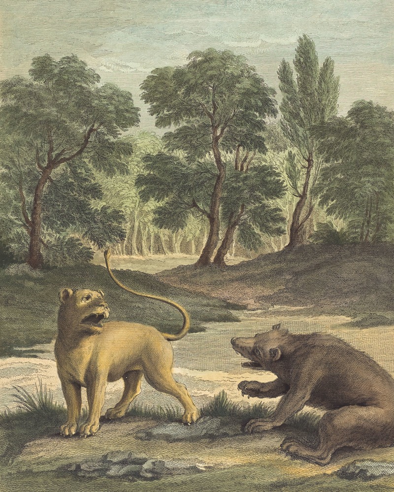 Louis-Simon Lempereur - La lionne et l’ours (The Lion and the Bear)