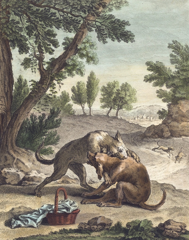 Martin Marvie - Le chien qui porte a son cou le diner de son maitre (The Dog Carrying His Master’s Supper)