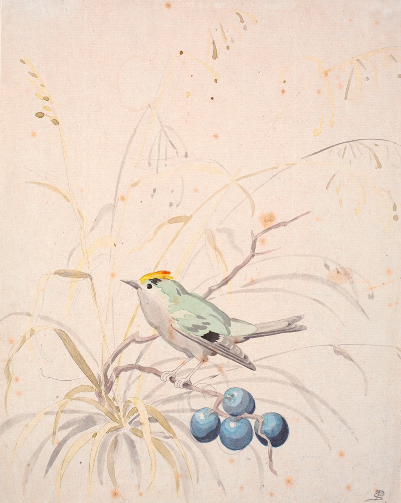 P. C. Skovgaard - En fuglekonge på en slåengren