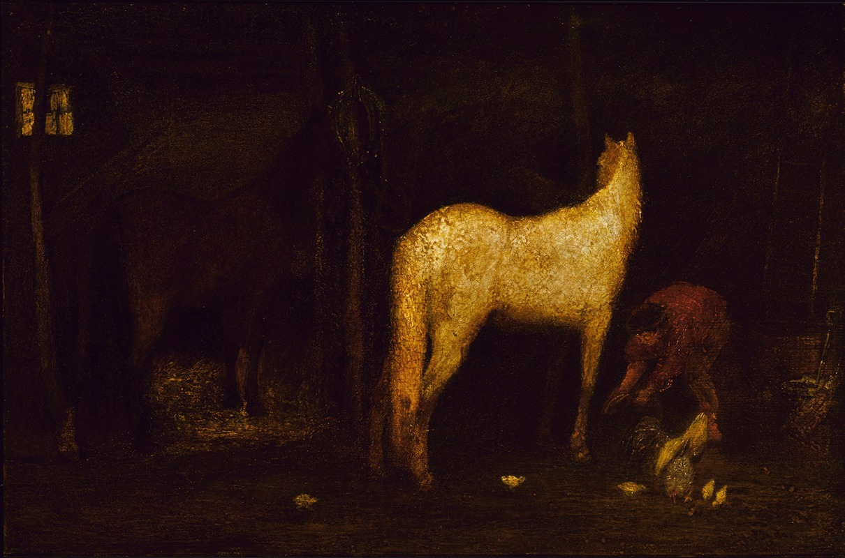 Albert Pinkham Ryder - In the Stable