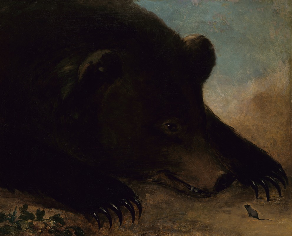 George Catlin - Portraits of a Grizzly Bear and Mouse, Life Size