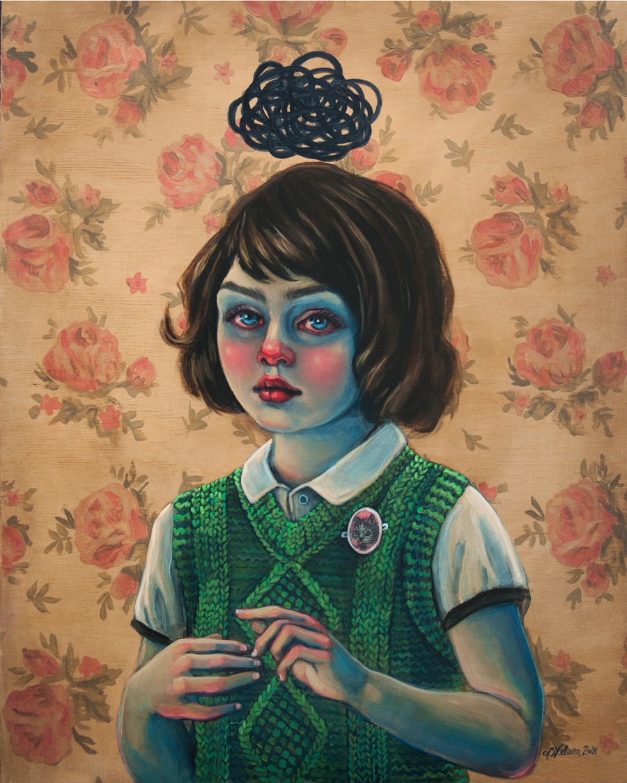 Little Trouble Girl by Lori Nelson - Artvee