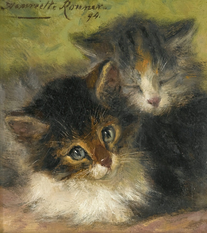 Henriëtte Ronner-Knip - Two Kittens