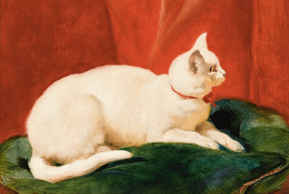 John Frederick Herring Snr. - A White Cat
