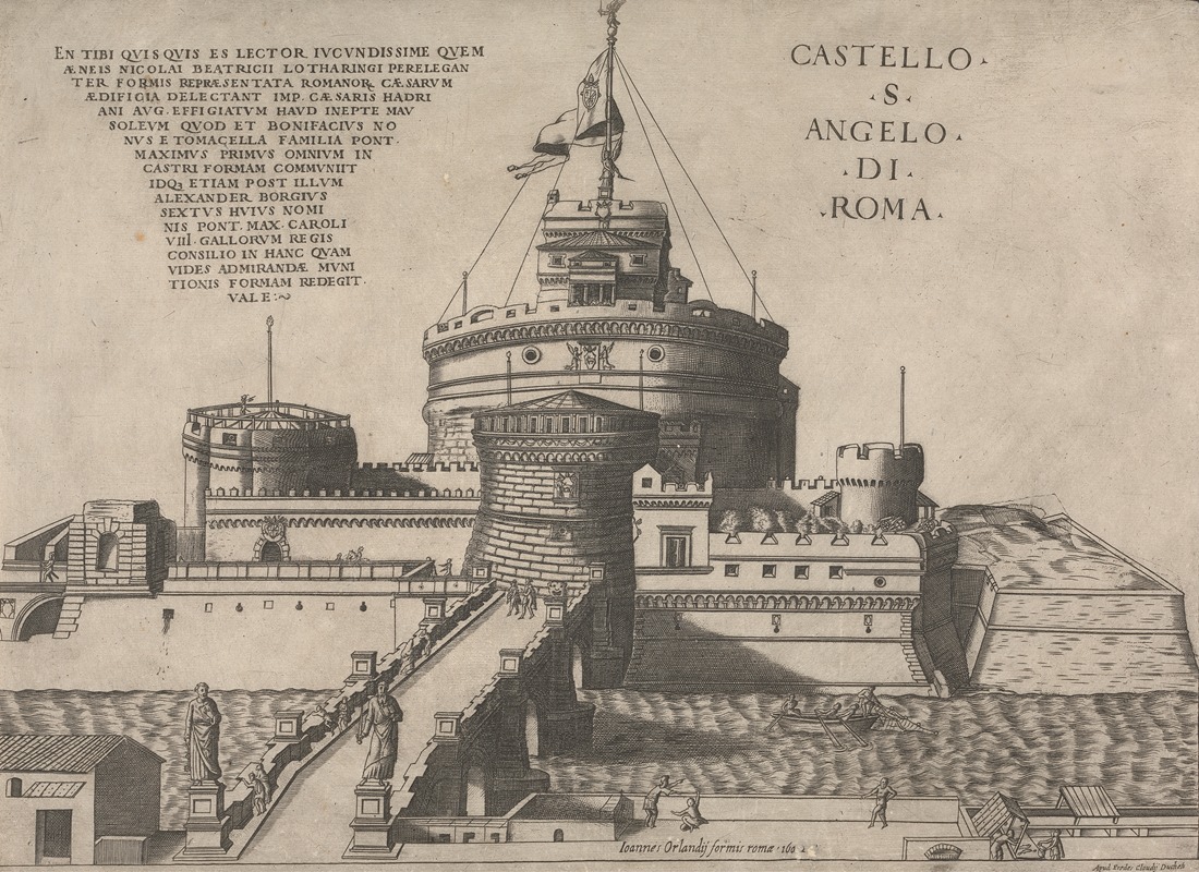 Nicolas Beatrizet - Castello S. Angelo Di Roma