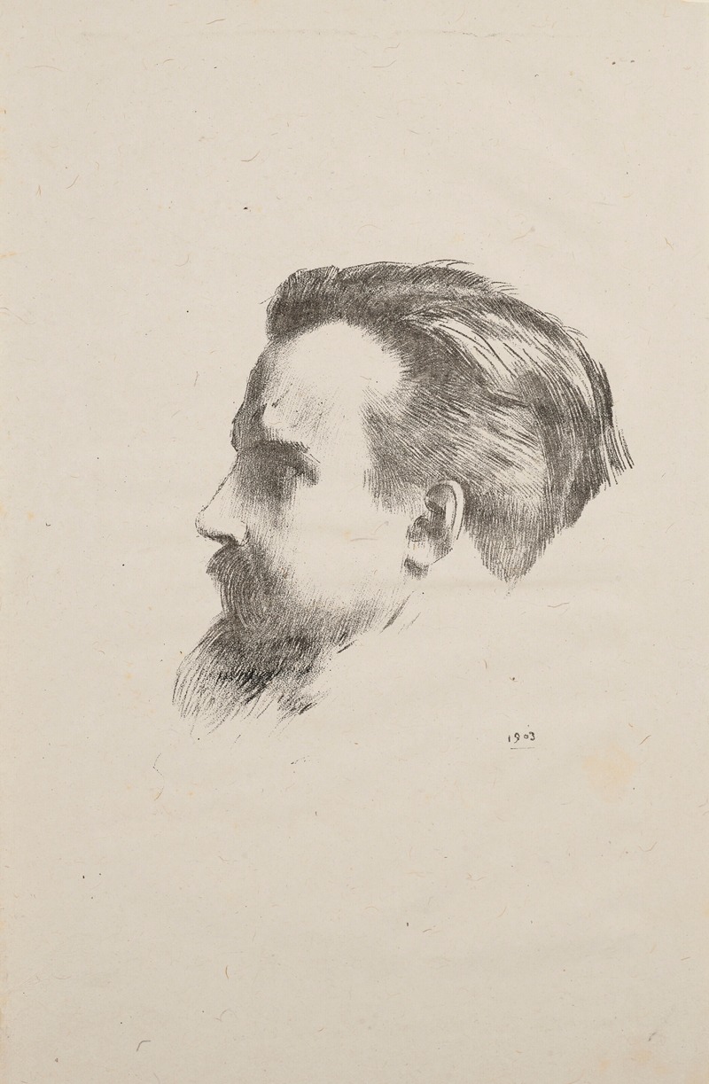 Odilon Redon - Portrait de Maurice Denis