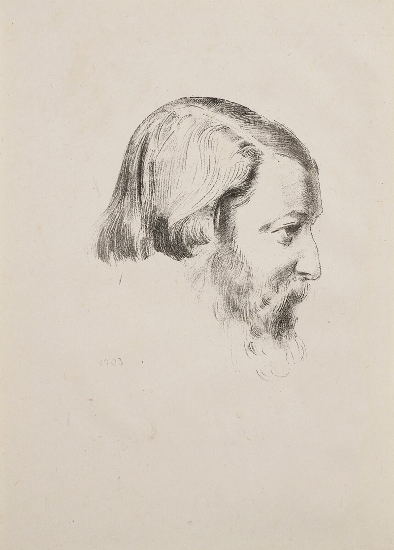 Odilon Redon - Portrait de Paul Sérusier