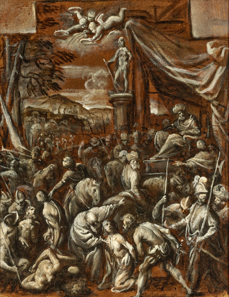 Pietro Sorri - The Martyrdom of Saints Valerian, Tiburtius and Maximus