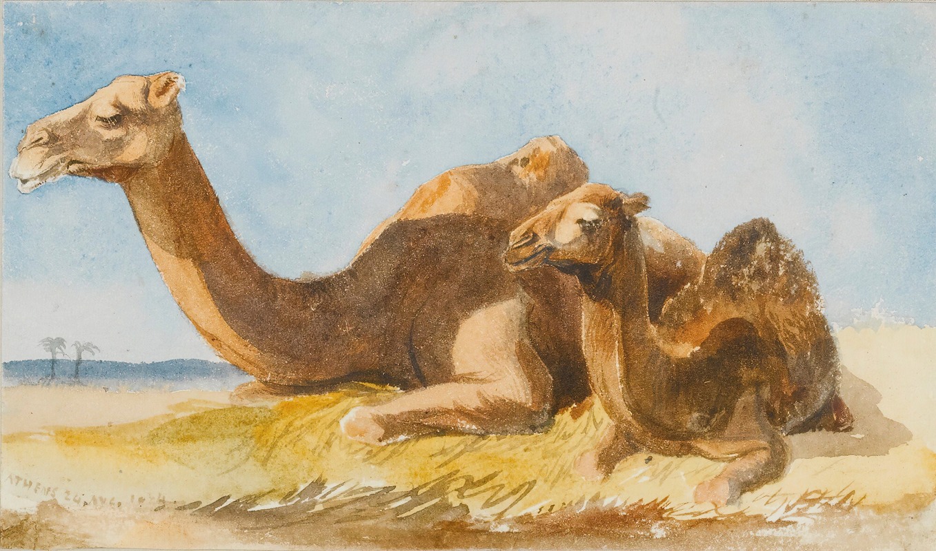 Thomas Hartley Cromek - Two Camels