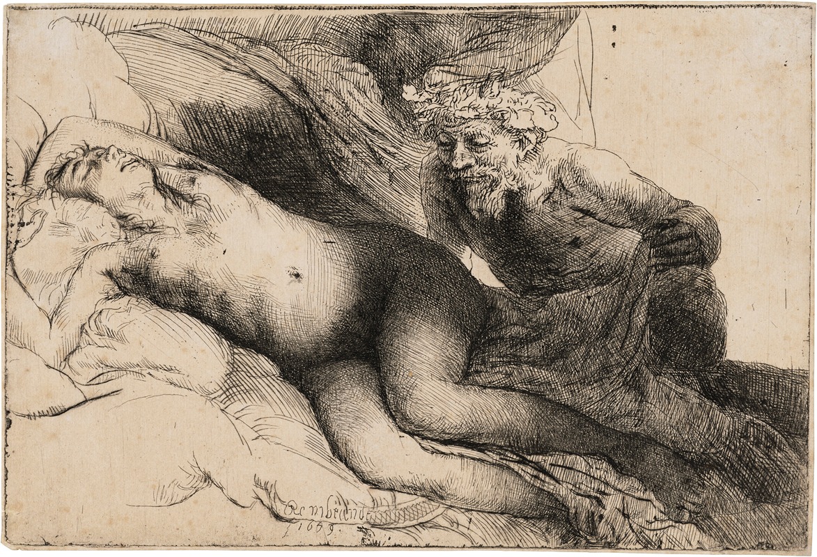 Rembrandt van Rijn - Jupiter and Antiope