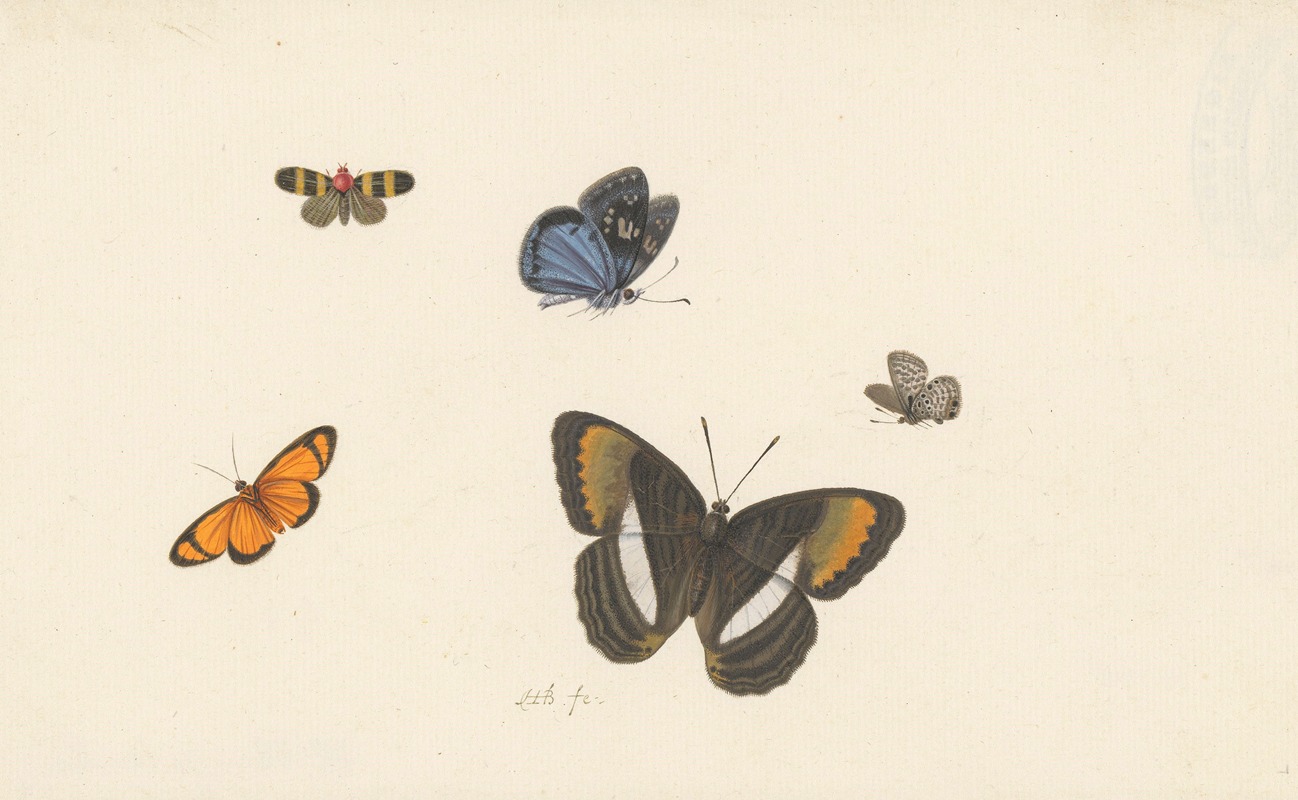 Herman Henstenburgh - Vijf vlinders