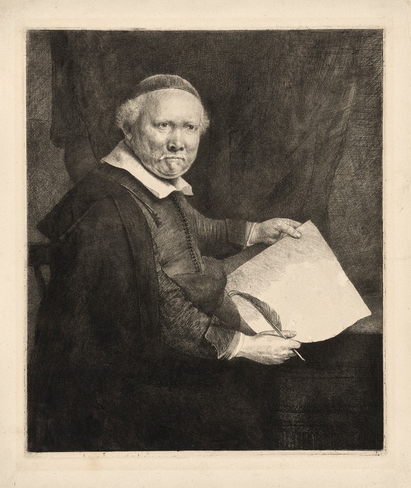 Rembrandt van Rijn - Lieven Willemsz. van Coppenol, Writing Master