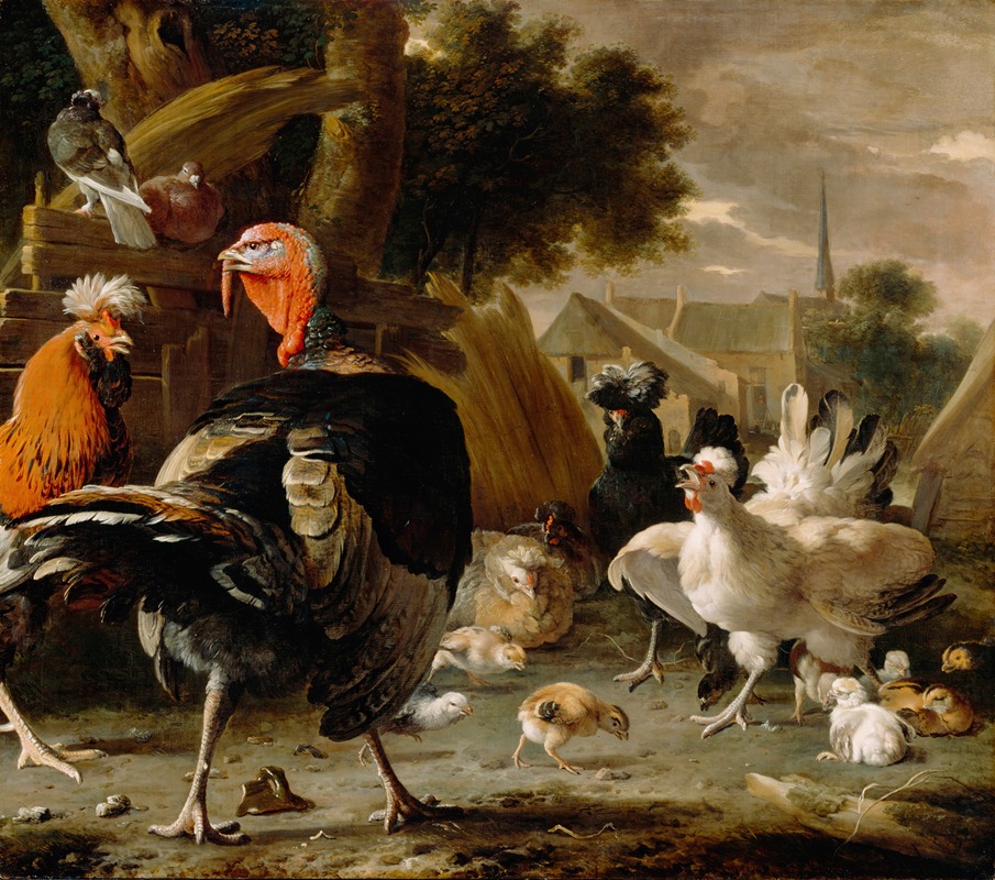 Melchior d'Hondecoeter - Poultry Yard