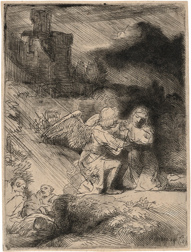 Rembrandt van Rijn - The Agony in the Garden