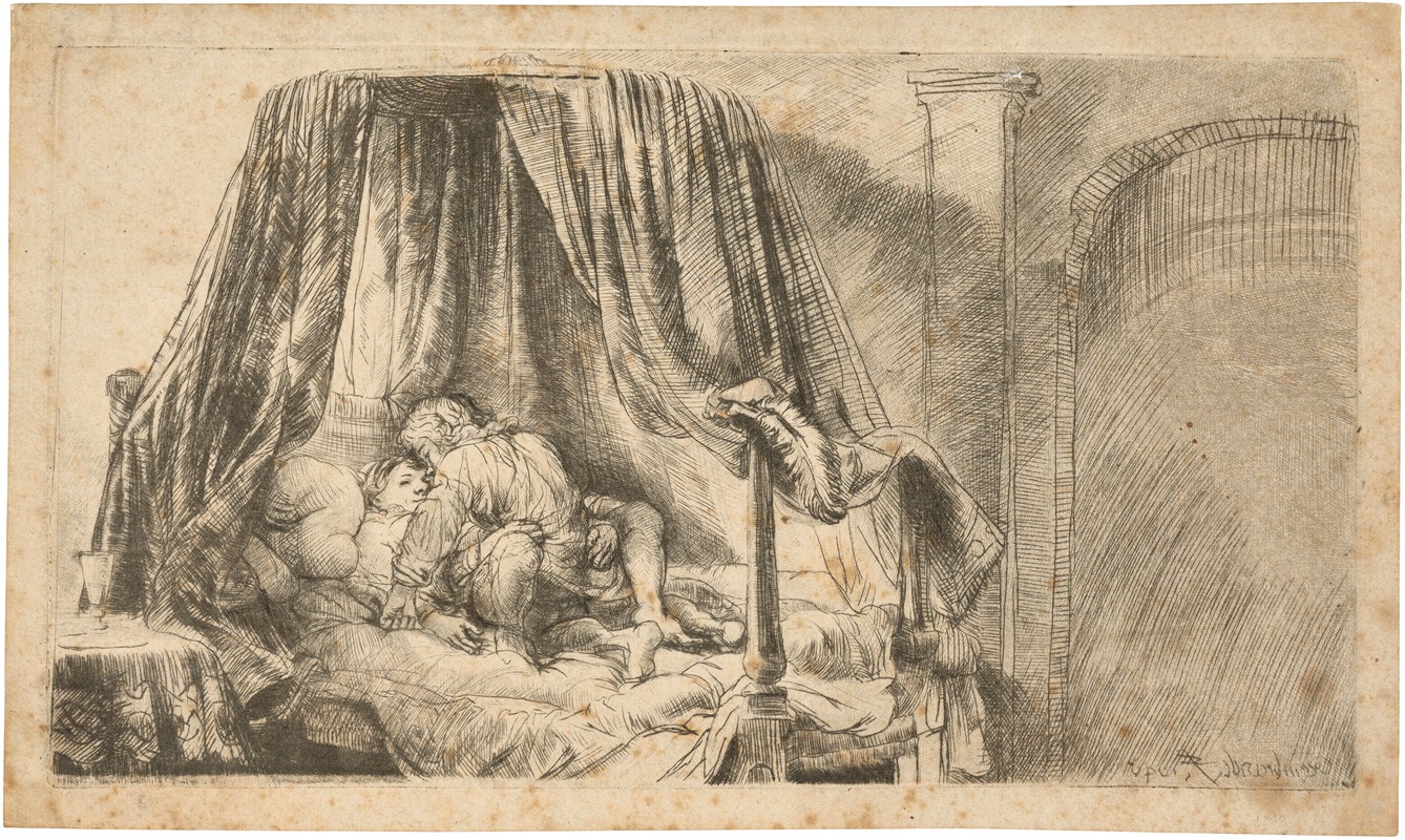 Rembrandt van Rijn - The French Bed