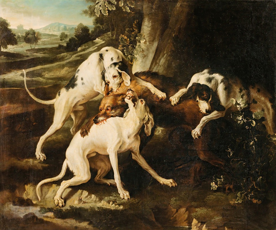 Alexandre François Desportes - The Wolf Hunt