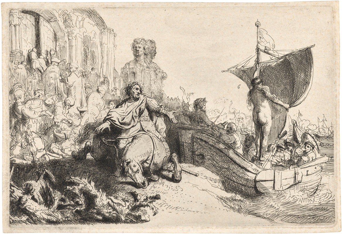Rembrandt van Rijn - The Ship of Fortune