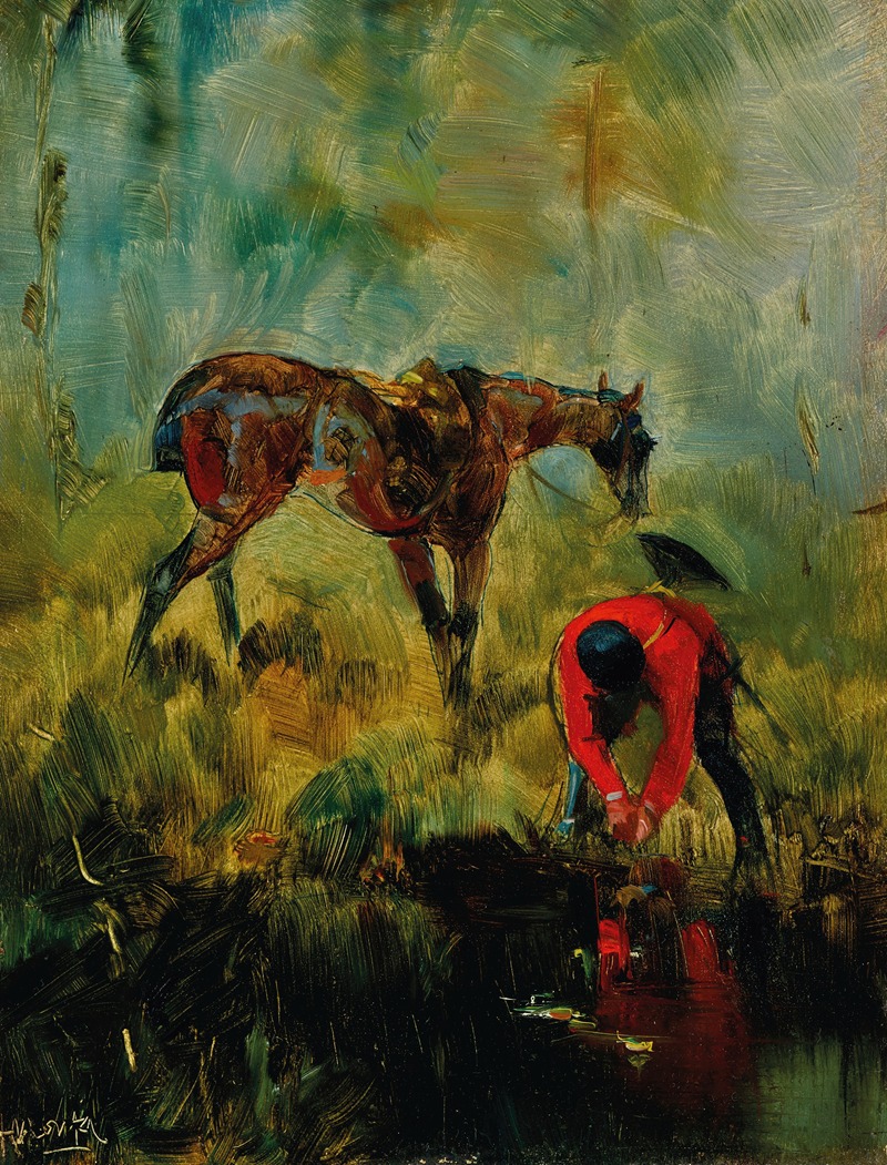 Henri de Toulouse-Lautrec - Cheval de chasse à courre