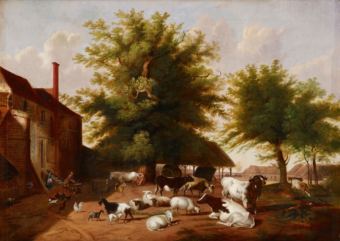Jacob Cox - Farmyard Scene