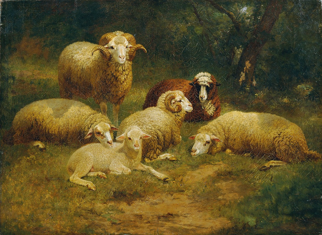 Johann Baptist Hofner - Schafe