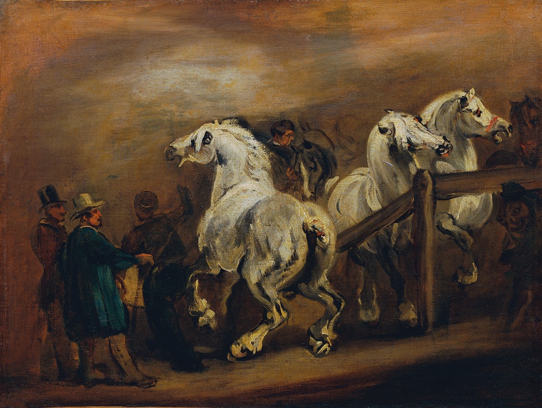 Piotr von Michalowski - Pferdemarkt