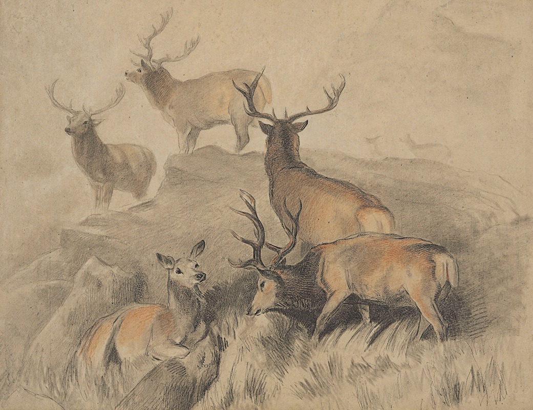 Sir Edwin Henry Landseer - Some of the best harts in the forest