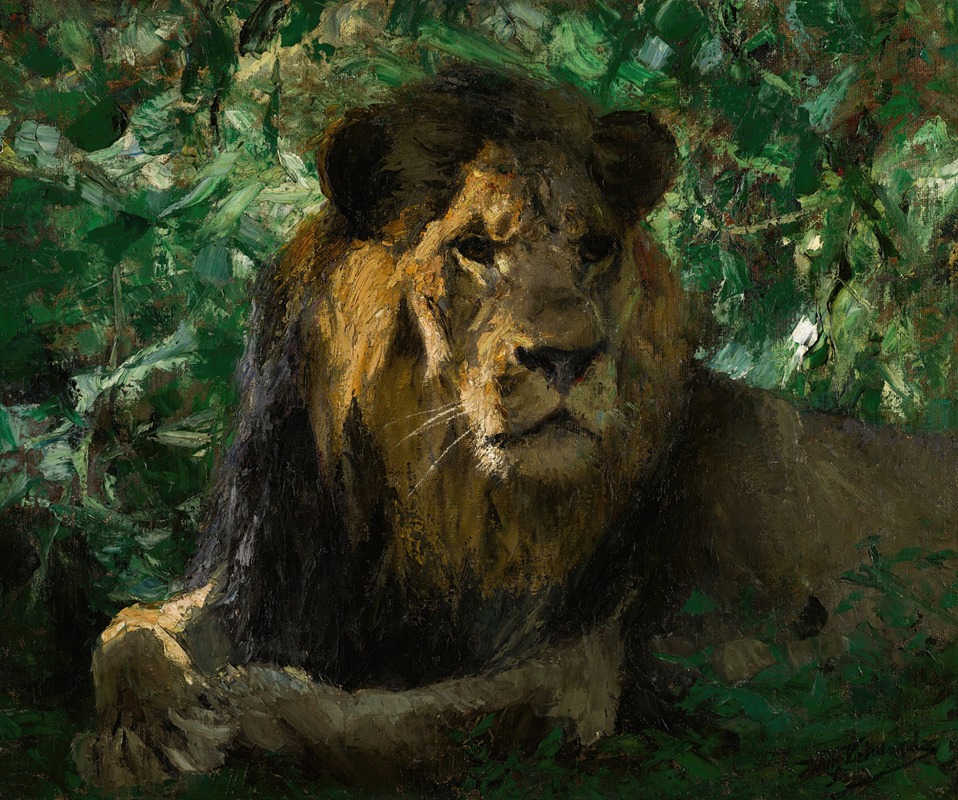 Wilhelm Kuhnert - Resting Lion