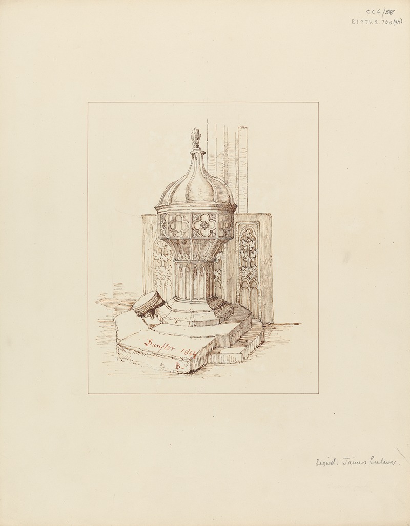 Rev. James Bulwer - [One from] A Volume of Drawings and Prints