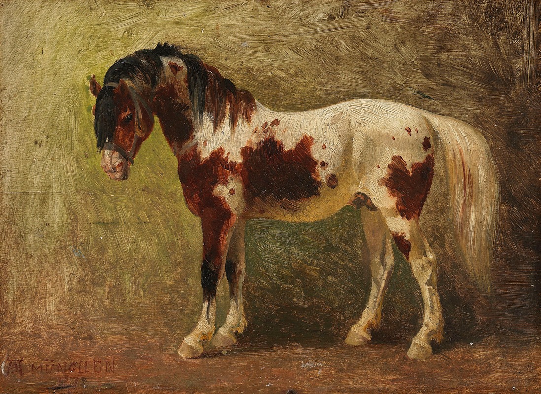 Benno Raffael Adam - Horse Portrait