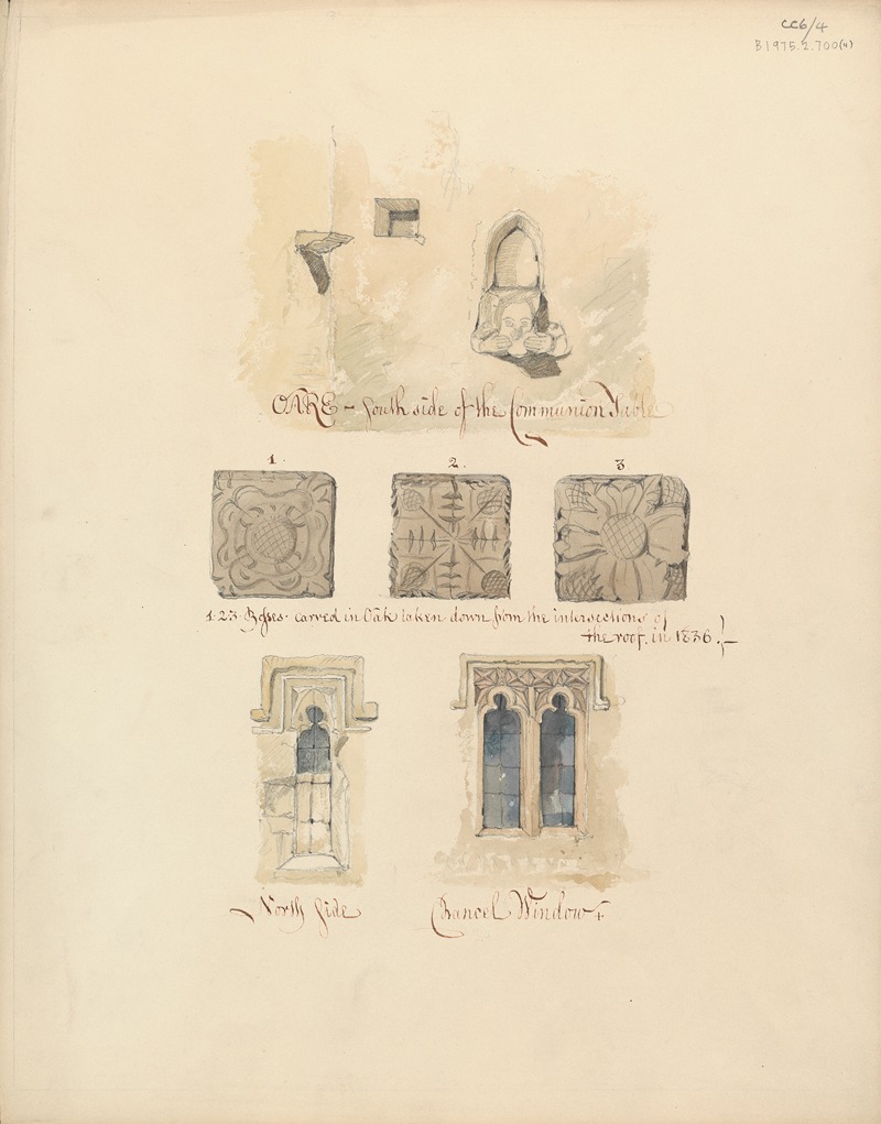 Rev. James Bulwer - Oare Church, Architectural Details