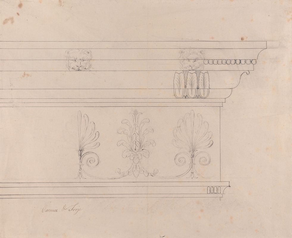 Robert Adam - Headfort House: Cornice and Frieze