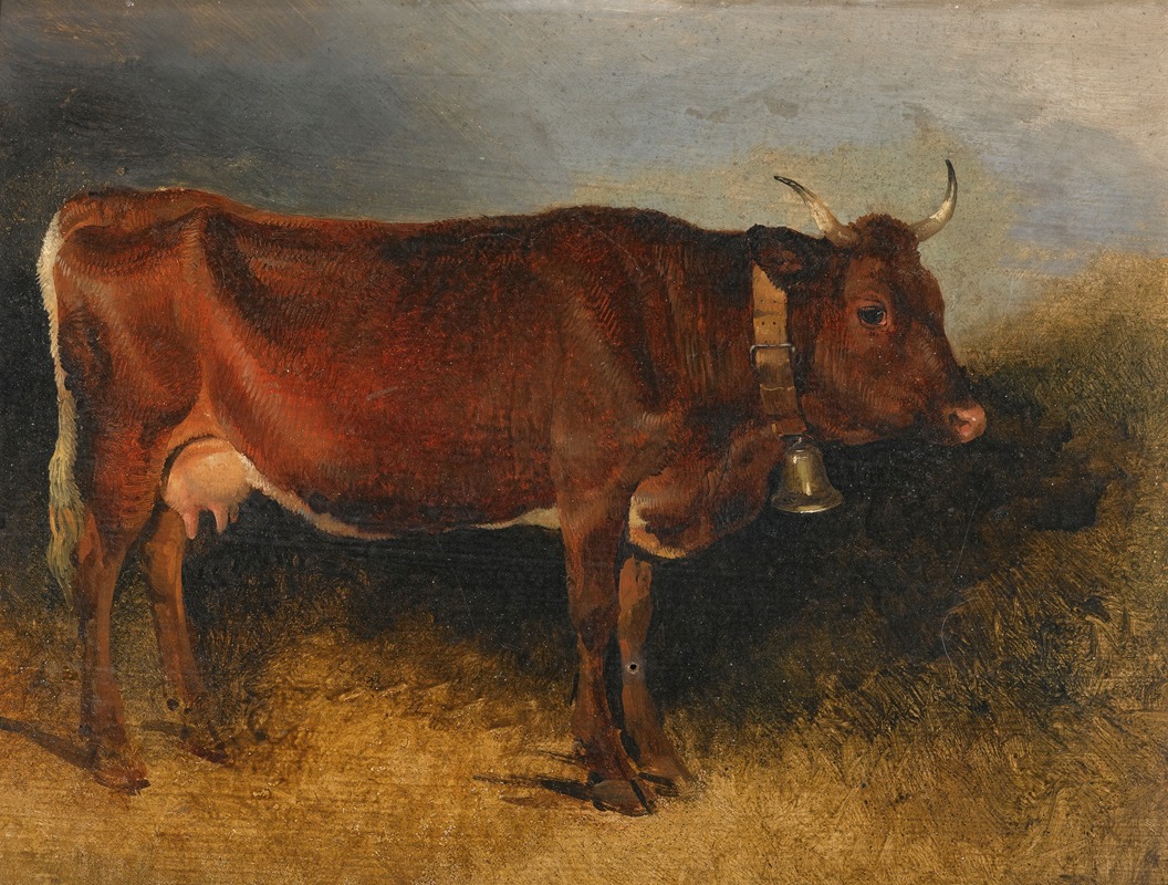 Friedrich August Matthias Gauermann - A Prize Cow