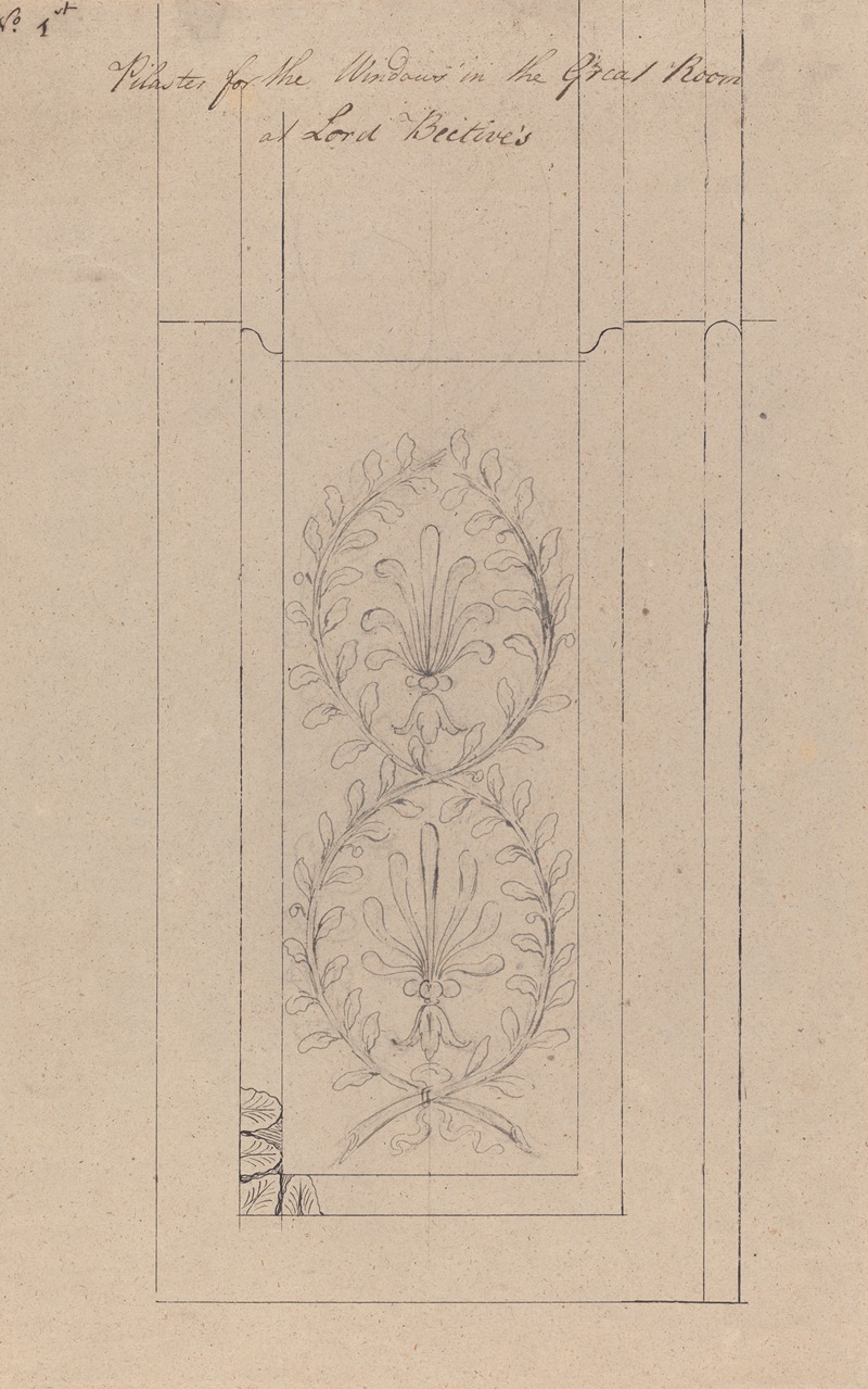 Robert Adam - Headfort House: Great Room Pilaster