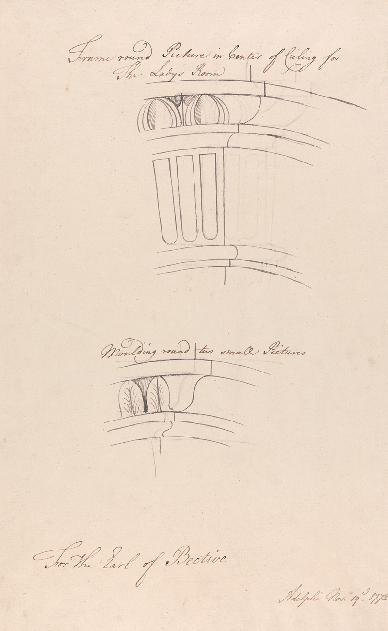 Robert Adam - Headfort House: Lady’s Room Moldings