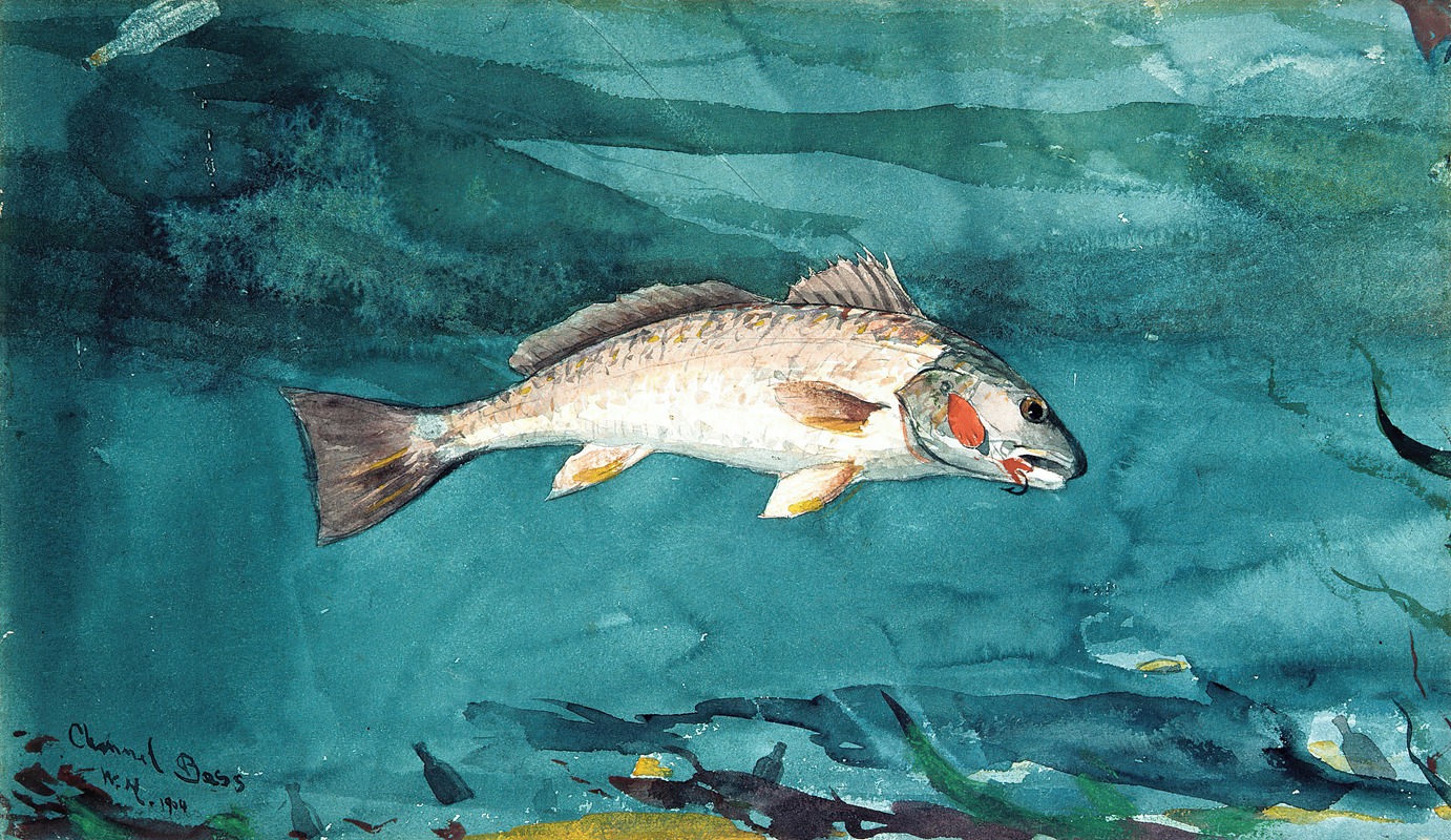 Winslow Homer - Channel Bass