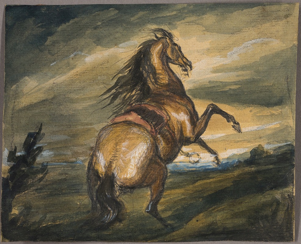Sir Edwin Henry Landseer - Rearing Horse