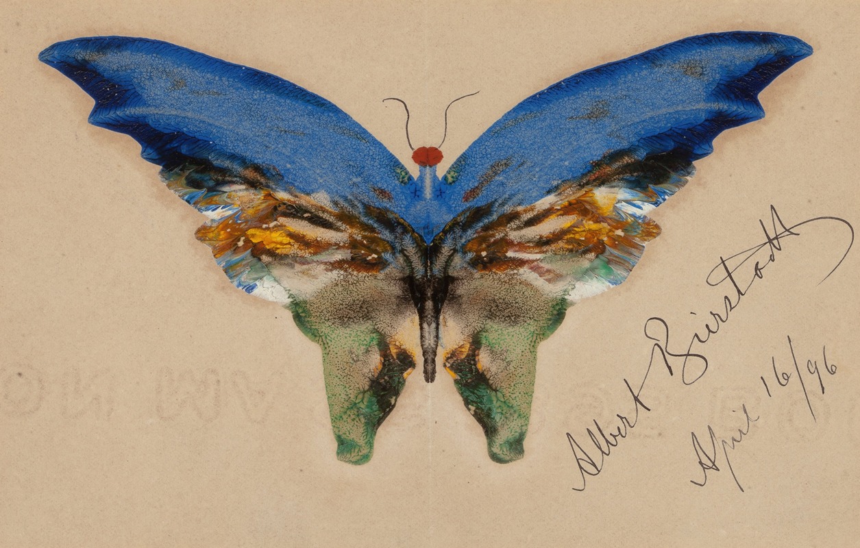 Albert Bierstadt - Blue Butterfly