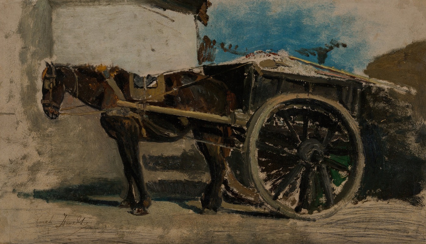 Jozef Israëls - The horse cart