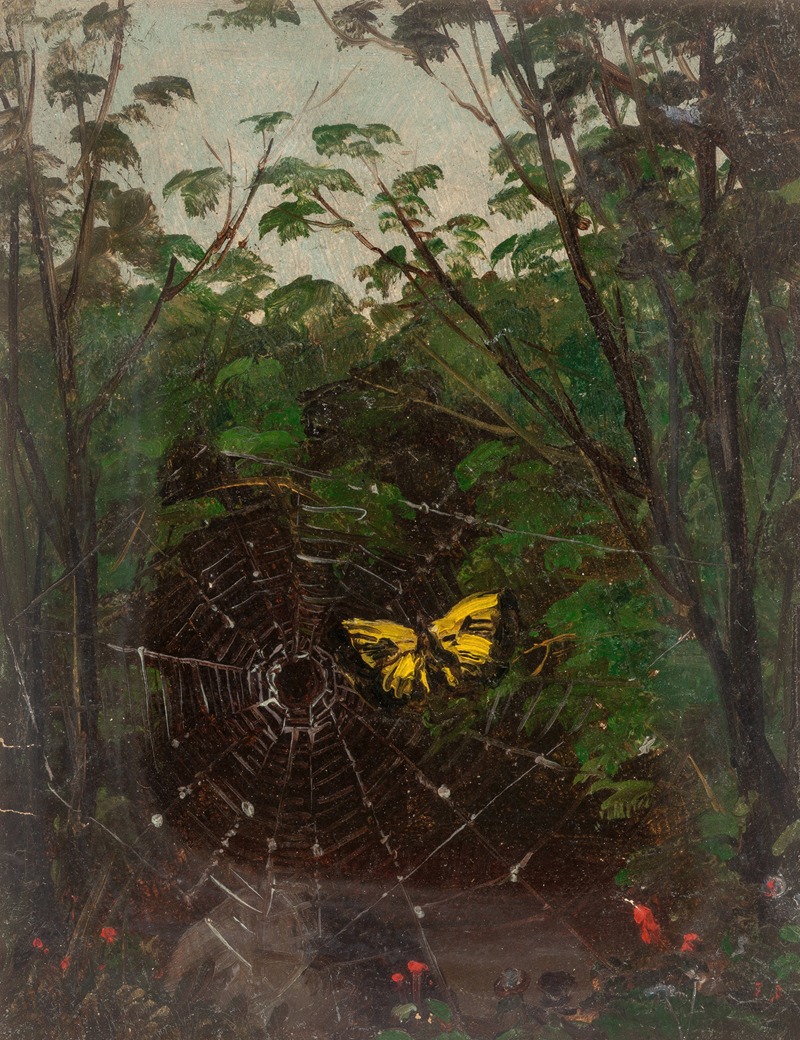 Lemuel Maynard Wiles - Butterfly in a Spiderweb