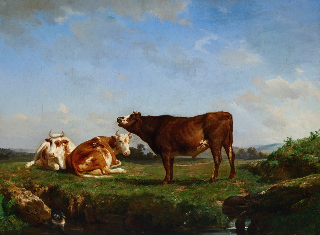 Rosa Bonheur - Trois vaches au pâturage