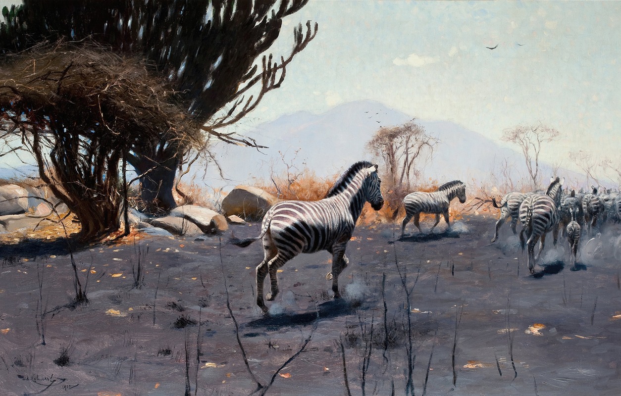 Wilhelm Kuhnert - Zebras