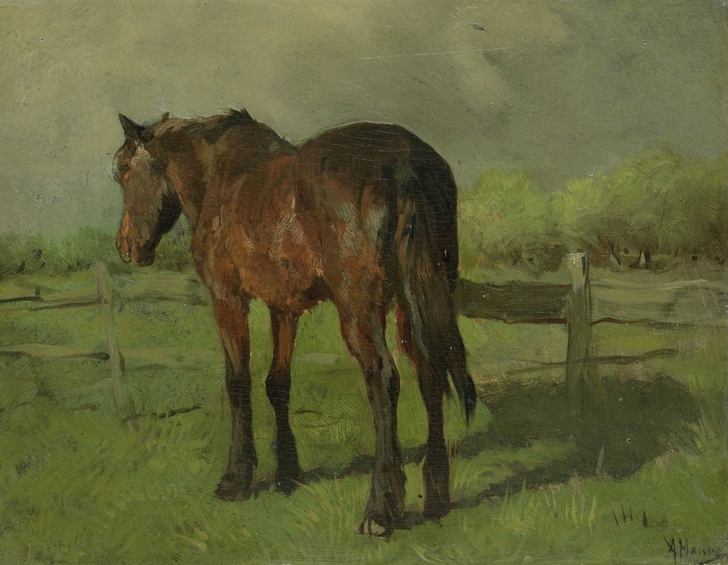 Anton Mauve - Paard