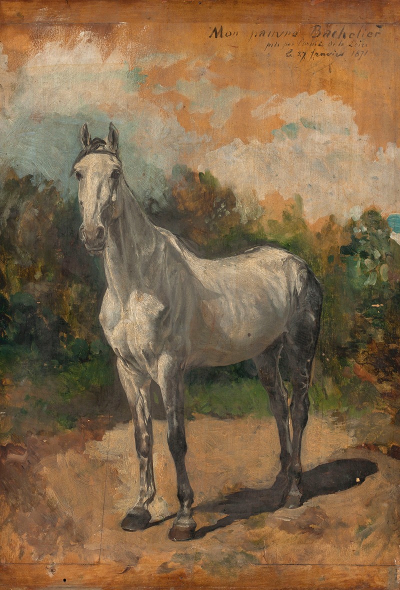 Ernest Meissonier - Bachelier, cheval de l’artiste