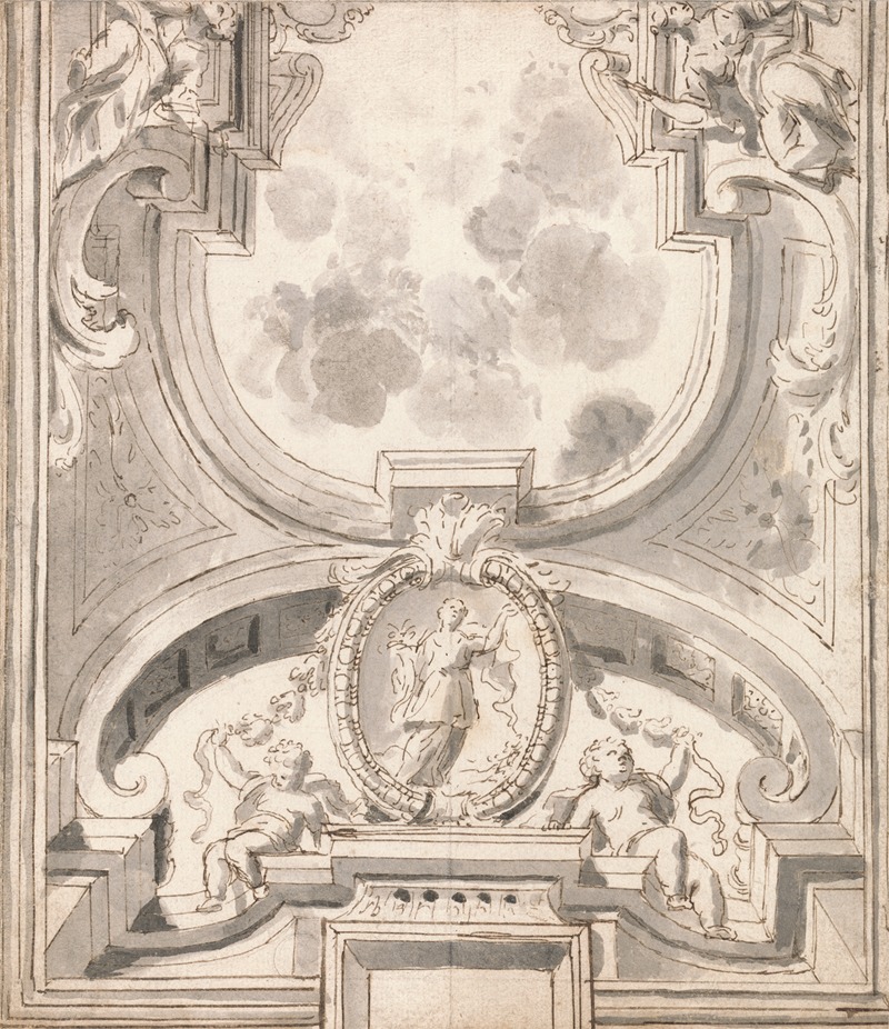 Thomas Carwitham - Design for Ceiling Decoration
