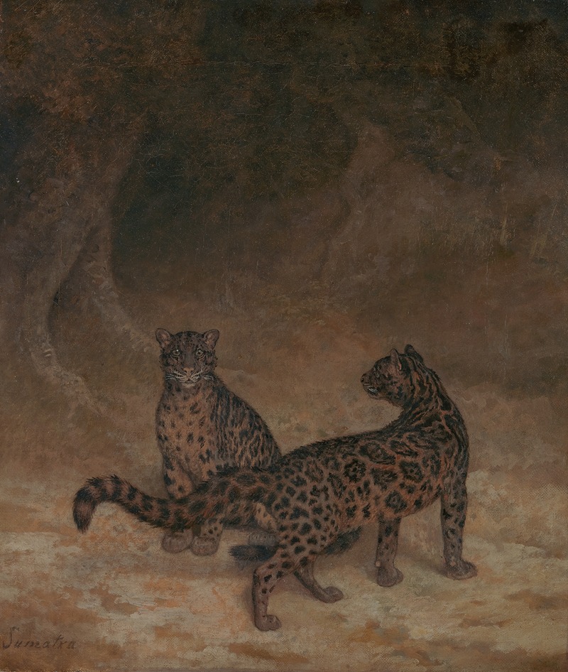 Jacques-Laurent Agasse - Clouded Leopards