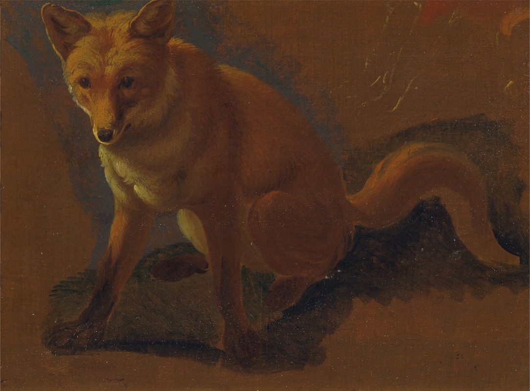 Jacques-Laurent Agasse - Study of a Fox