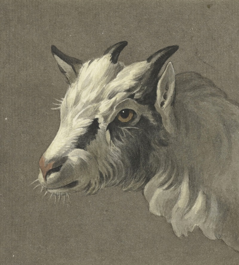 Jean Bernard - Kop van een geit, naar links