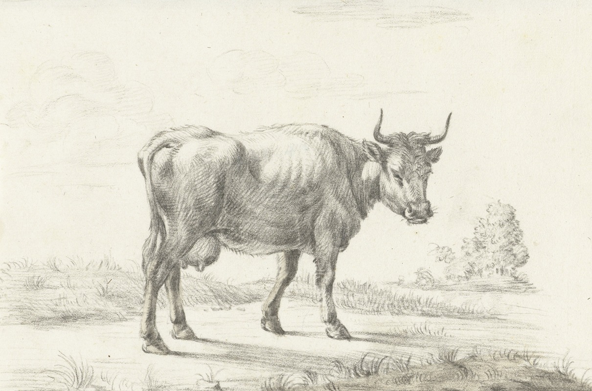 Jean Bernard - Lopende koe, naar rechts